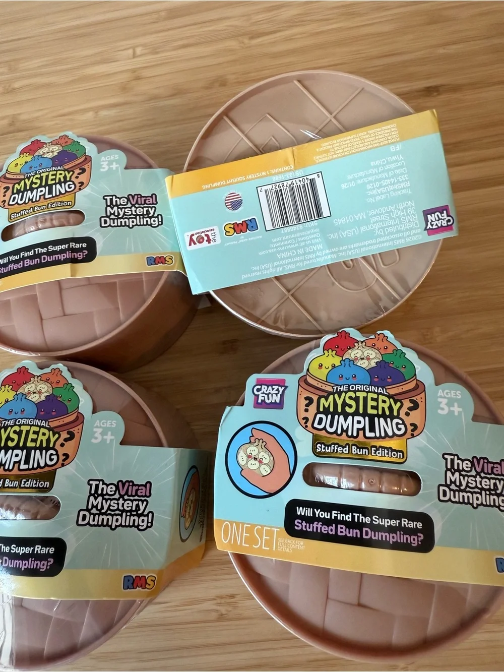 Lot of 4 Viral Mystery Stuffed Bun Dumplings